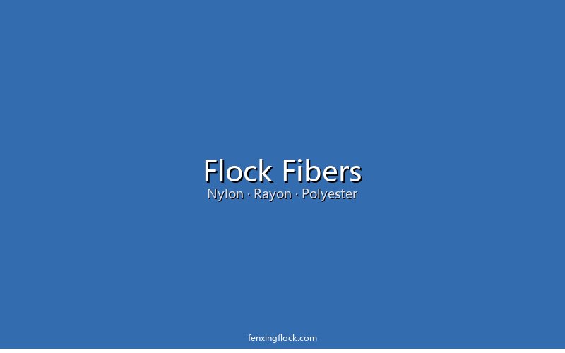 Nylon Rayon Polyester Flock Fiber